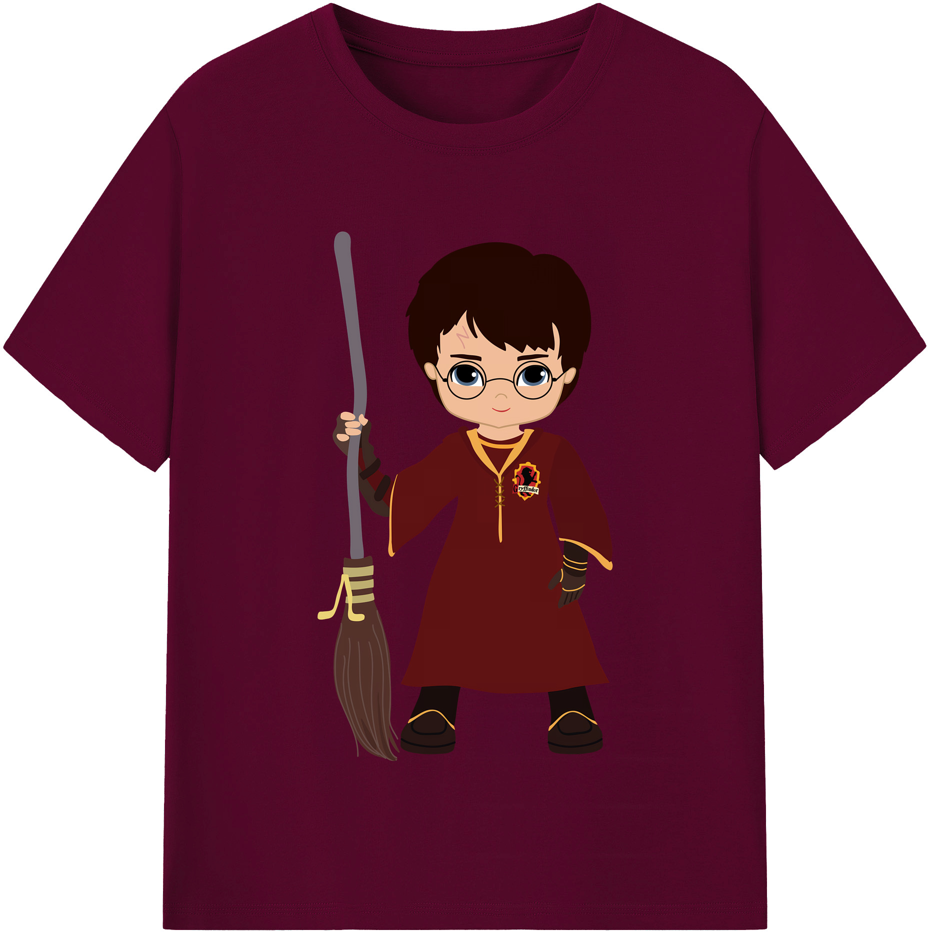 （画像用） Harry Potter ハリー・ポッターシリーズ レディースカジュアルプリントTシャツ（綿100％）